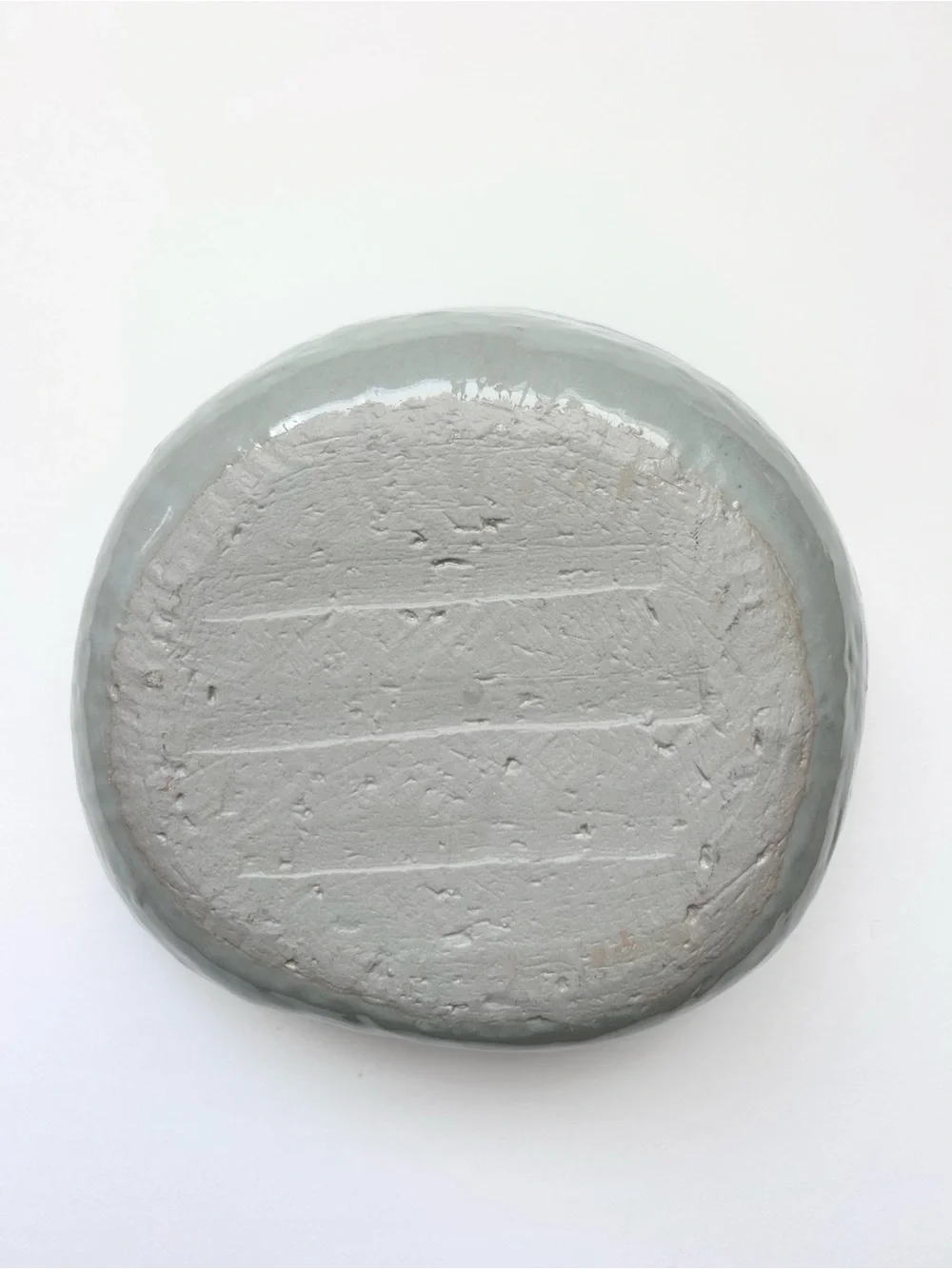 Hand Made Japanese Pottery Koi Fish Platter Dish Bowl